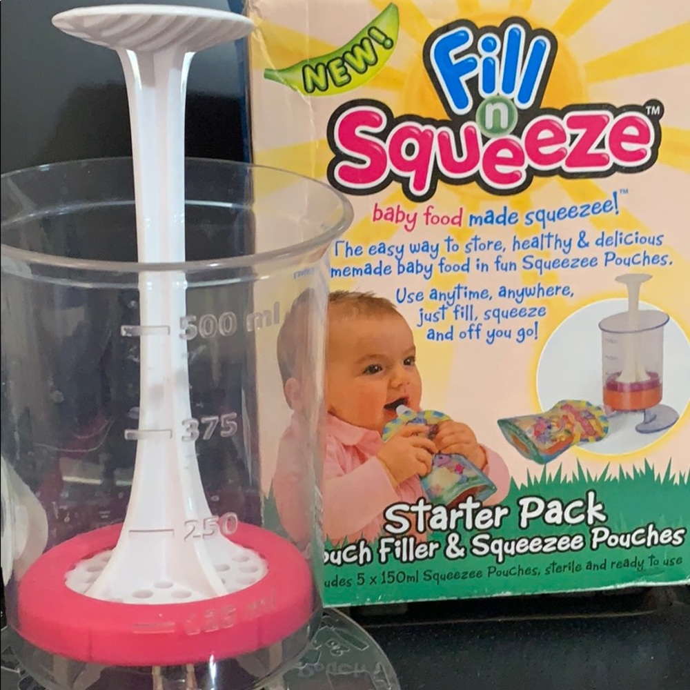 Fill N Squeeze Baby Food Packs